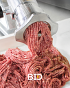 Picadora de carne N22/3D de 1,5 HP - 200kg/hs (3 discos y 2 cuchillas)