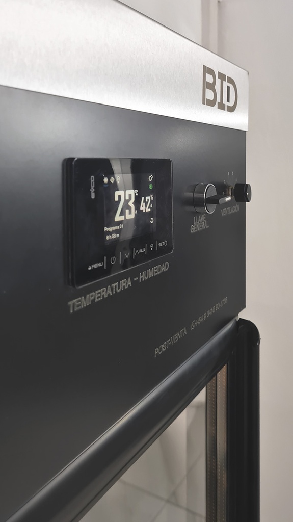 Secadero carga máx 60kg - Controlador EVCO - Interior Inox