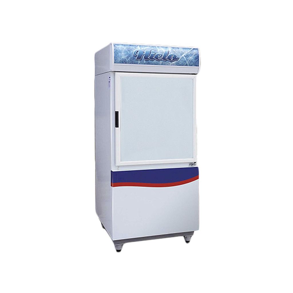 Heladera para bolsa de Hielo con Puerta Ciega - Para 80 bolsas de 3kg - Equipo de 1/3 HP