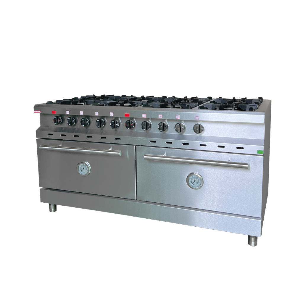 COCINA 8 MECHEROS - 2 HORNOS