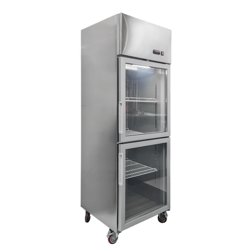 [HV2P-420L] Heladera vertical 2 puertas 420lts. - INOX