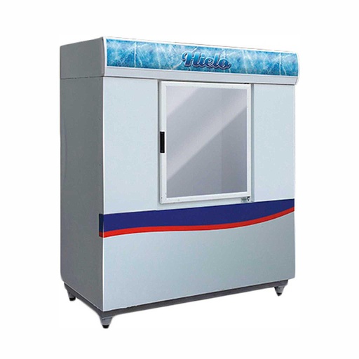 [HBHPV2000] Heladera para bolsa de Hielo con Puerta de Vidrio - Para 160 bolsas de 3kg - Equipo de 1/3 HP