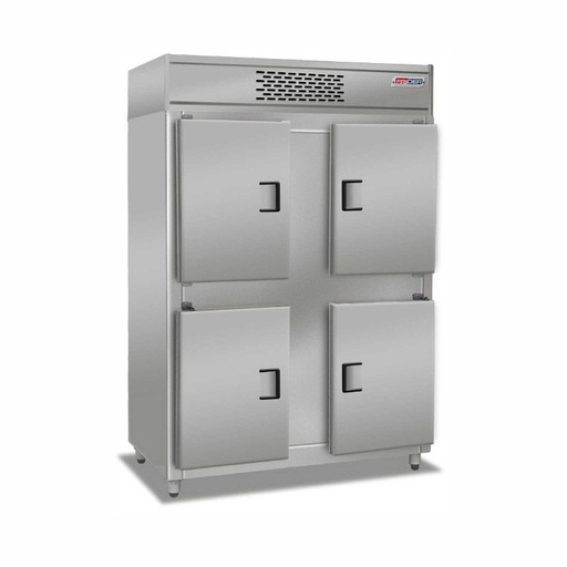 [HCA4C] Heladera Comercial Almacenera - 4 Puertas Cortas - Equipo 1/3 HP